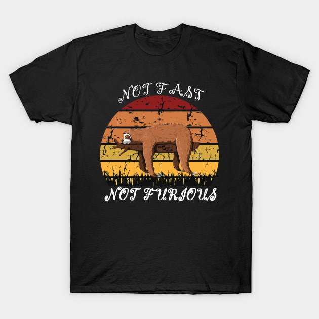 NOT FAST SLOTH T-Shirt by OMARMAH